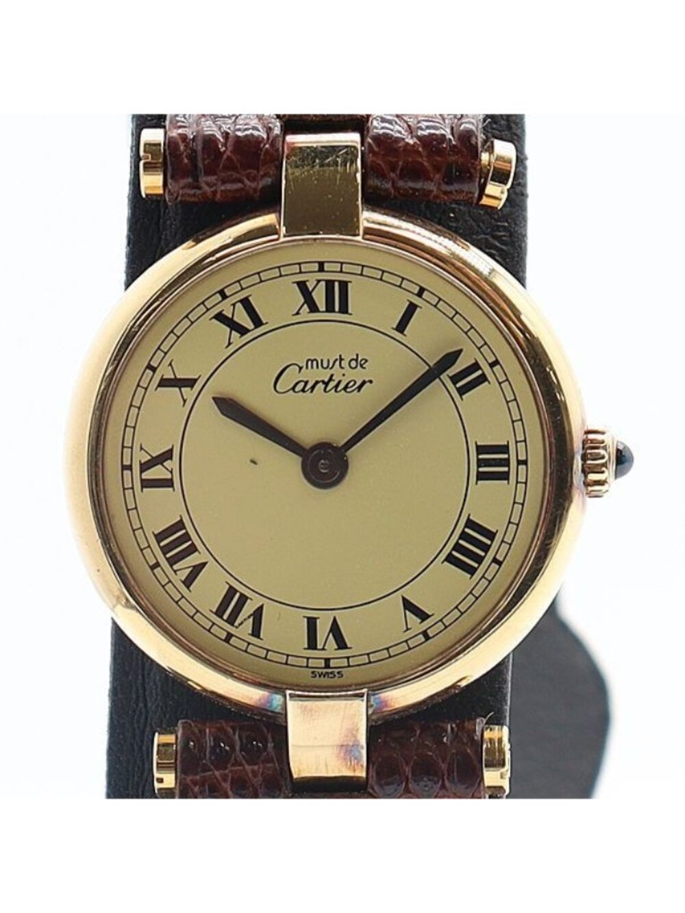 Cartier Must Vendome 18 Ivory Dial Watch